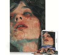 Sexy Women Jigsaw Puzzle for Teenagers 1000 Pieces Brain Skill Home Activity Exact Edge Festive Gift 50x75cm