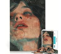 Sexy Women Jigsaw Puzzle for Teenagers 1000 Pieces Brain Skill Home Activity Exact Edge Festive Gift 50x75cm