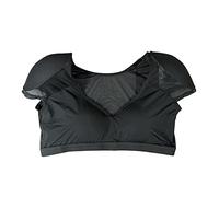 Sexy Women Ladies Invisible Fake Shoulder Pad Top Vest Party to Improve Slippery, Narrow, Collapsed Shoulders (L,Black)