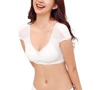 Sexy Women Ladies Invisible Fake Shoulder Pad Top Vest Party to Improve Slippery, Narrow, Collapsed Shoulders (XL,White)