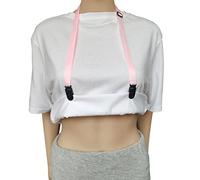 Sexyppl 3 PCS Stoma Shirt Saver Straps Suitable for Ostomy Bag Change, Keep Your Shirt Clean, Ileostomy Urostomy and Colostomy Care Supplies, Pink, 120cm*1.5cm