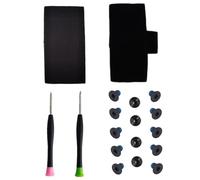 Sexyppl Wallet Repair Kit, Black, For Metal, Minimalist & Slim Wallets, Includes Screws, Screwdriver, Elastic Cash Strap, Metal Clip