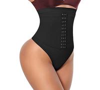 SEXYWG Women High Waist Thong Shapewear Waist Trainer Tummy Control Knicker Panty Slimmer Girdle