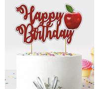 Seyal® Apple Happy Birthday Cake Topper