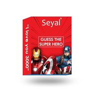 Seyal: Guess the Superhero Card Game - Perfect for Fans of Spiderman, Iron Man, and More! - Seyal Card Game