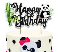 Seyal® Panda Happy Birthday Cake Topper