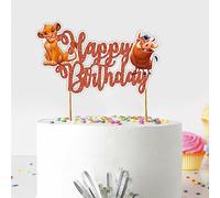 Seyal® The Lion Kng Happy Birthday Cake Topper