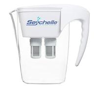 Seychelle pH2O Alkaline Water Filter Pitcher - pH Enhancing Filtration - 200 Gallon Capacity - USA-Made Filter, 64oz