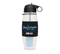Seychelle pH2O Pure Water 28oz Flip Top Water Bottle with PH Enhancing and Radiological Filter by N2