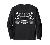 Seychelles Endless Beaches Palm Trees on an Island Long Sleeve T-Shirt