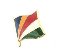 Seychelles Indian Ocean Metal Enamel Country Flag Pin Badge