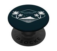 Seychelles Indian Ocean Palm Trees on an Island La Digue PopSockets Adhesive PopGrip