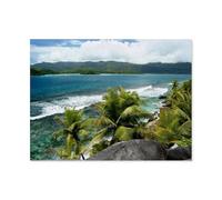 Seychelles Nature Paradise,Jigsaw Puzzle for Adults 1000 Piece for Kids Age 12 Years Up Wooden Puzzles Educational Game(75x50cm)-AS24