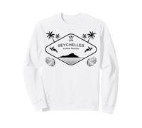 Seychelles Palm Trees on an Island Endless Beaches Sweatshirt