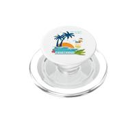 Seychelles Palms Beach Souvenir PopSockets PopGrip for MagSafe