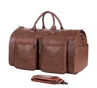 seyfocnia Convertible Travel Garment Bag,Carry on Garment Duffel Bag for Men Women - 2 in 1 Hanging Suitcase Suit Business Travel Bag