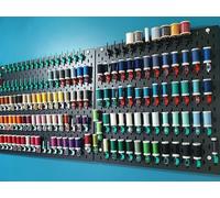 SEYLAB | Sewing Bobbin Holder Hooks Compatible with IKEA SKADIS Panel Sewing Machine Thread Organizer Wall Mount Made in France by 3D Printing (x30 - Black)