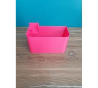 SEYLAB | Waste Bin for Overlocker, Compatible with SINGER 14SH644 / 14SH654 / 14SH755 / S01 0L, 3D Printed in France Overlock Tray (Fuschia)