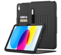SEYMAC Case for iPad 11th/10th Generation 2025/2022 (11/10.9 inch) A16, Shockproof Protective Cover with Auto Sleep/Wake Magnetic Smart, Card Slots, Multi-angle Stand, and Pencil Holder - Black