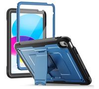 SEYMAC Case for iPad A16 11th Generation 11 inch 2025/ 10th Generation 10.9 inch 2022, Shockproof Protective for iPad 11 Cover with Built-in Stand and Screen Protector, Navy Blue