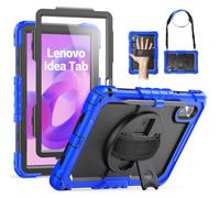 SEYMAC Case for Lenovo Idea Tab 11 inch (2025) / Tab M11 2024, for Xiaoxin Pad/ K11 With 360° Rotating Stand/Hand Strap, Screen Protector, Shoulder Strap, TB-336ZU/336FU/330FU/330XU/331FC, Blue