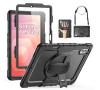 SEYMAC Case for Samsung Galaxy Tab S11 Ultra 2025 14.6 inch, Black