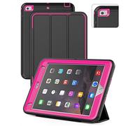 SEYMAC for iPad mini 5 / Mini 4 Case 7.9", Sturdy Heavy Duty Shockproof Protection Folio Stand Case with Smart Cover Auto Sleep/Wake for iPad mini 5th / 4th Generation, Rose