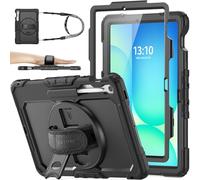 SEYMAC stock Case for Samsung Galaxy Tab S10 FE+ Plus 13.1 Inch, Black