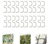 Seymal 20 PCS Fruit Tree Branch Puller, Metal Plant Branch Pullers, M Shaped Bonsai Branch Support Bender, Branches Bending Fixing Tool for Fruit Trees Plants Cherries