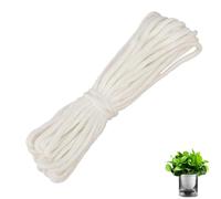 Seymal Wicking String, 33 Feet Self Watering Wick Cord, Vacation Plant Sitter, Auto Drip Irrigation Waterer, DIY Hydroponic Moisture Wicking String Self-Watering Planter Pot