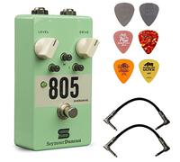 Seymour Duncan 805 Overdrive Pedal Bundle with 2 Patch Cables and 6 Dunlop Picks