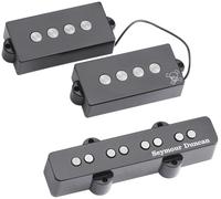SEYMOUR DUNCAN Micro P-J Bass Signature Duff McKagan, Black Lacquered (ESD DUFF-PJ-BASS-SET)
