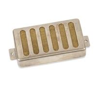 Seymour Duncan Hades Gates - Bridge - Raw Nickel/Gold Mesh Cover | Hot Billy Gibbons P.A.F. tone adds punch, bite and extra heat with vintage swagger. Made for Blues and Rock.