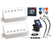 Seymour Duncan Hot Rodded Humbucker Set Matched SH-2n Jazz SH-4 JB Guitar Pickup Tonebird Bundle Perfect for Blues, Rock, Country, and Metal (Nickel Cover)