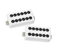 Seymour Duncan Invader Humbucker Set - Electric Guitar Pickups, Perfect for Hard Rock and Heavy Metal - Frost White
