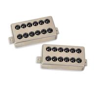 Seymour Duncan Invader Humbucker Set - Electric Guitar Pickups, Perfect for Hard Rock and Heavy Metal - Raw Nickel