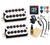 Seymour Duncan Invader SH-8n / SH-8b High Output Humbucker Pickup Set with Tonebird Bundle (White)