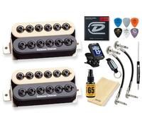 Seymour Duncan Invader SH-8n / SH-8b High Output Humbucker Pickup Set with Tonebird Bundle (Zebra/Reverse Zebra)
