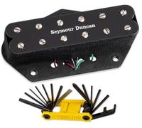 Seymour Duncan JB Jr. High Output Single Coil Humbucker Bridge Pickup for Tele Style Electric Guitars 11205-30 with Tonebird Groovetech Tool Bundle