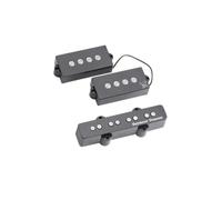 SEYMOUR DUNCAN Micro P-J Bass Signature Duff McKagan, Black Lacquered (ESD DUFF-PJ-BASS-SET)
