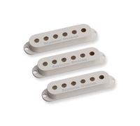 Seymour Duncan Pickup Cover Set for Strat - Parchment with Logo