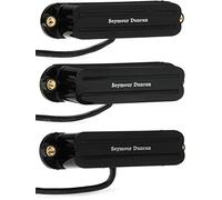 Seymour Duncan SCR-1 Cool Rails Strat Single Coil Sized Humbucker Pickup 3-piece Set - Black