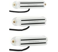 Seymour Duncan SCR-1 Cool Rails Strat Single Coil Sized Humbucker Pickup 3-piece Set - White