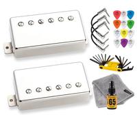 Seymour Duncan Seth Lover P.A.F. Vintage Output SH-55 Electric Guitar Humbucker Set, Nickel Tonebird Multi-Tool, Dunlop Picks, Polish, Patch Cable Bundle for Jazz, Blues, Classic Rock 11108-20-NC
