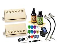 Seymour Duncan Slash 2.0 Electric Guitar Humbucker Pickup Set with Tonebird Care,Picks,Tuner,Tool Bundle Hotter APH-2 11104-20 (Gold Cover)