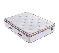 seymour fabric 3000 pocket double mattress in white