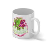 Seymour's Organic Plant Food Coffee Mug - Funny Cult Movie Horror Fan Gift - Audrey II Venus Flytrap Cup White Coffee Mug