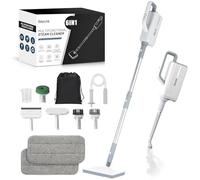 Seyola Steam Mop for Floor Cleaning, Steam Cleaner for Home with Detachable Handheld 6-in-1 Multi-function Attachments for Hardwood Floors, Clothes,Windows,Tiles Grout,Furniture,Carpet Cleaning