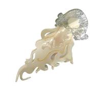 Seyrnicay Acetate Claw Clips for Women,Strong Hold Hair Clips Jellyfish Shape | Sea Theme Strong Hold Hairpins for Wives Students Ladies School Dance Fixing Wedding Family Photo Sessions