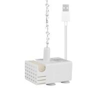 Seyrnicay Cat Water Fountain Pump, Mini Submersible Pump, Water Circulation System Silent for Fish Tank Hydroponics Pet Drinking Fountain